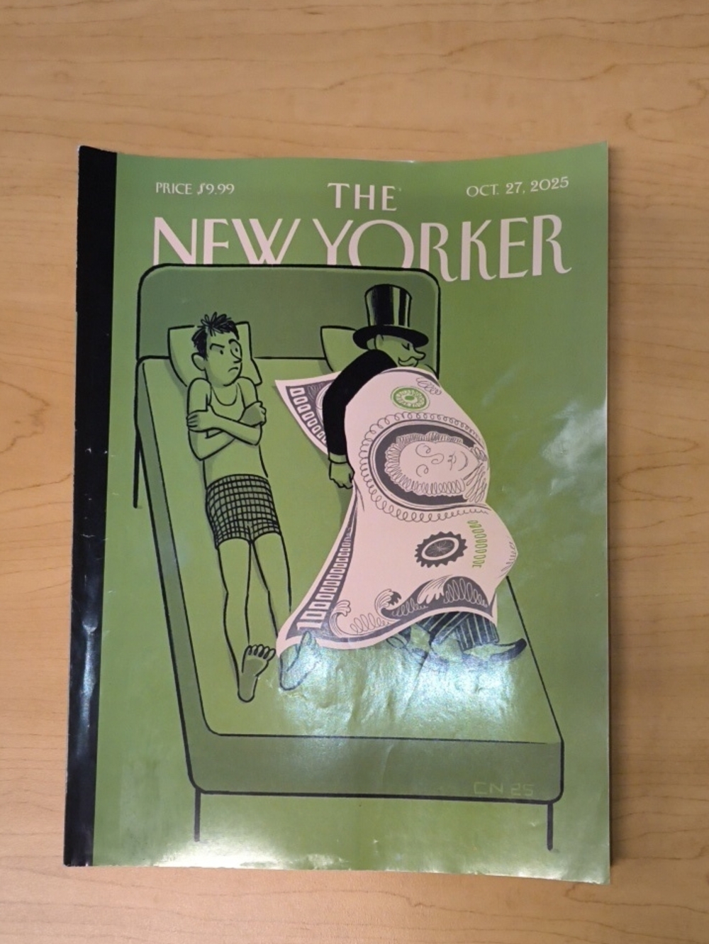 The New Yorker Magazine Christoph Niemann’s “Market Shift”:Oct 27, 2025